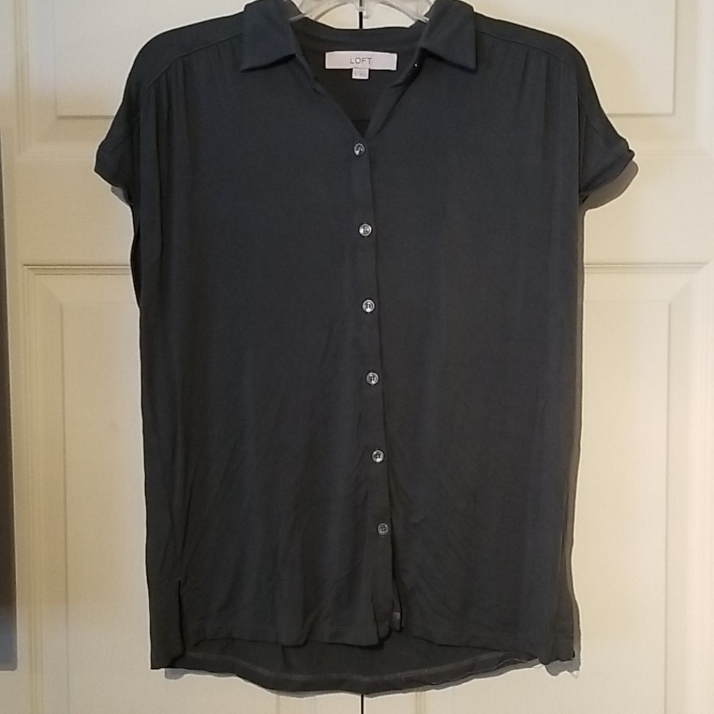 Olive green blouse